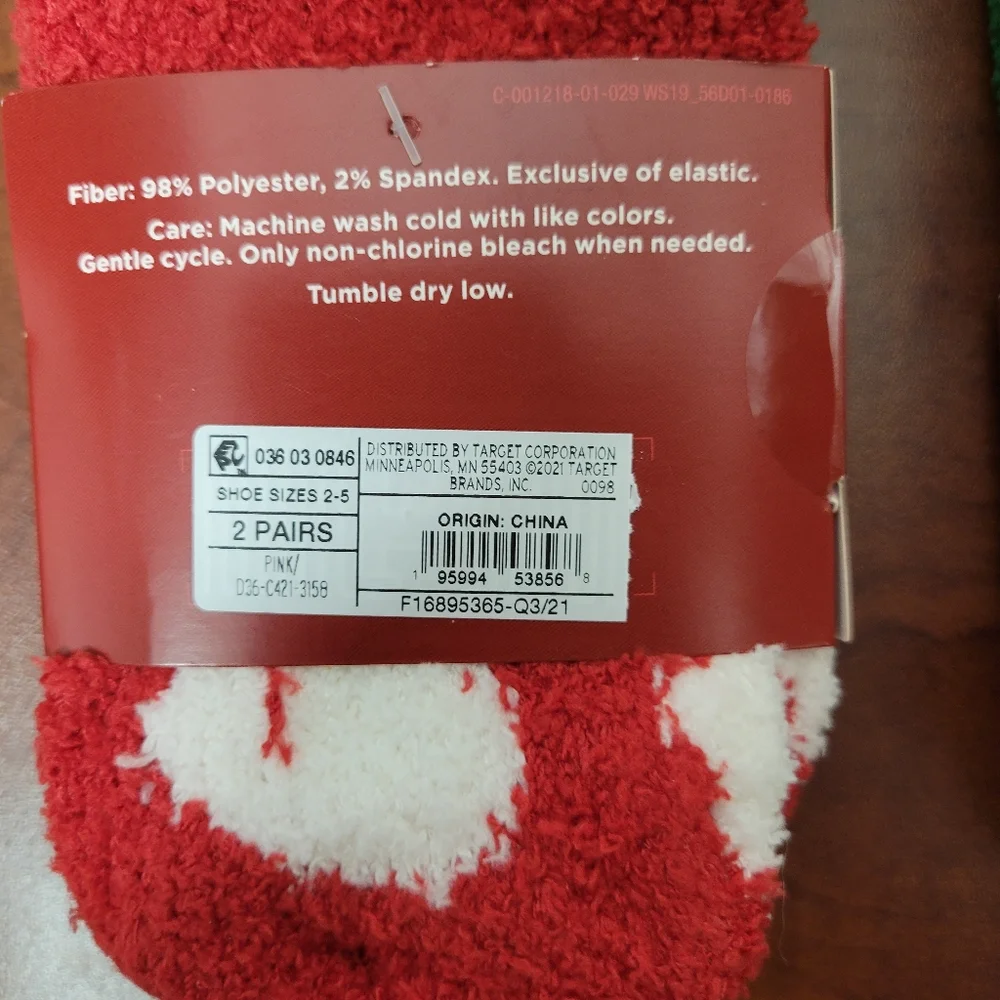 Wondershop Kids Festive Cat, Santa, Stripes And Polka Dot Socks M/L (2-5) Nwt